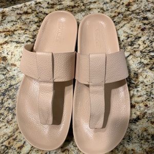 Vince platform flip flops